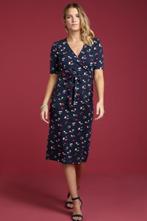 Nieuwe King Louie Anja dress Dolce Vita blauw biokatoen S, Blauw, Ophalen of Verzenden, Zo goed als nieuw, Knielengte