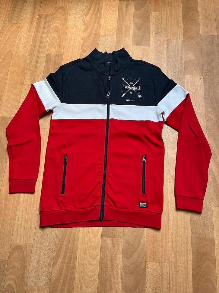 Cars Jeans jongens vest 158/164, Kinderen en Baby's, Kinderkleding | Maat 164, Zo goed als nieuw, Jongen, Trui of Vest, Ophalen of Verzenden