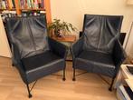 2x Charly stoel BLAUW - Gerard van den Berg design, Ophalen, Gebruikt, Overige maten, Minder dan 75 cm