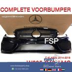 W205 C205 C43 AMG VOORBUMPER Mercedes C Klasse 2014-2018 ZWA, Gebruikt, Voor, Mercedes-Benz, Ophalen of Verzenden