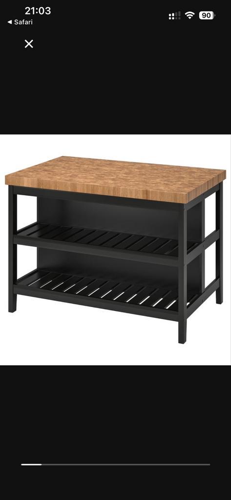 IKEA Vadholma Keukeneiland, Huis en Inrichting, Keuken | Keukenelementen, Zo goed als nieuw, Minder dan 100 cm, 100 tot 150 cm