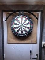 Dartbord, Mat (met oche) & Verlichting, Ophalen, Gebruikt, Dartbord