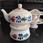 boerenbond theepot met theelichtje, Ophalen of Verzenden, Zo goed als nieuw, Overige stijlen, Overige typen