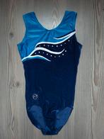 Turnpakje TT maat 134 140 146, Sport en Fitness, Turnen, Blauw, Zo goed als nieuw, Turnpak(je), Kindermaat 122 t/m 140
