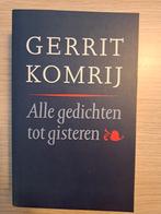 Gerrit Komrij - Alle gedichten tot gisteren, Ophalen of Verzenden, Gelezen, Gerrit Komrij, Eén auteur