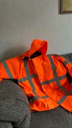Werkjas oranje met reflectiestr, Ophalen of Verzenden, Nieuw, Regenjas