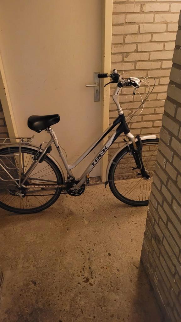 Trek Damesfiets, Fietsen en Brommers, Fietsen | Dames | Omafietsen, Gebruikt, 50 tot 53 cm, Handrem, Versnellingen, Ophalen