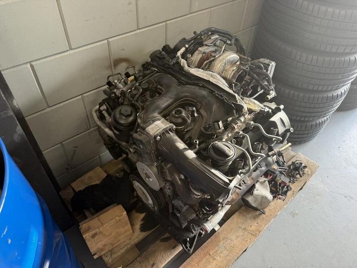 Audi A6 V6 Bi-Turbo CVUB Motorblok compleet, Auto-onderdelen, Motor en Toebehoren, Audi, Gebruikt, Ophalen