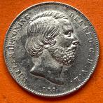 Nederland halve gulden 1863 Willem III zilver, Ophalen of Verzenden, Koning Willem III, Zilver