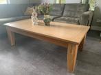 Eikenhouten salontafel, Huis en Inrichting, Gebruikt, 100 tot 150 cm, Minder dan 50 cm, Rechthoekig
