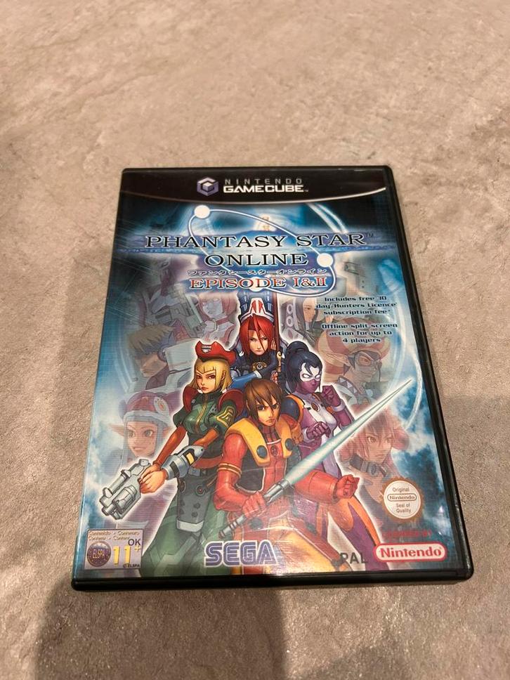 Nintendo gamecube Phantasy Star online deel 1 & 2, Spelcomputers en Games, Games | Nintendo GameCube, Gebruikt, 1 speler, Vanaf 3 jaar