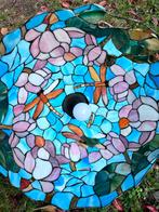 Tiffany Stijl Lamp Libellen & Bloemen Antiek Look, Ophalen