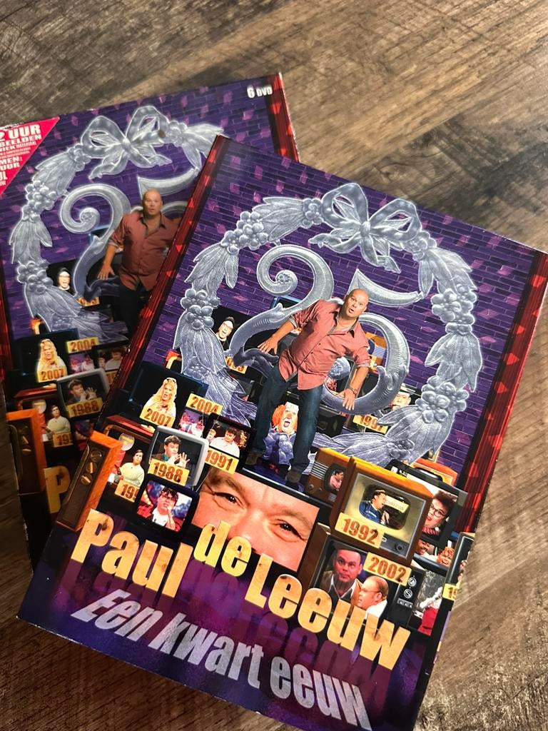 6x DVD Paul de Leeuw - Een kwart eeuw, Alle leeftijden, Ophalen of Verzenden, Zo goed als nieuw, Stand-up of Theatershow