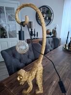 Luxe Tafellamp Aap Goud - 67x13x23 cm - modern -, Ophalen of Verzenden, Zo goed als nieuw, Minder dan 50 cm