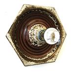 Vintage Fat Lava wandlamp keramiek plafondlamp Space Age, Ophalen of Verzenden, Gebruikt, Vintage Fat Lava retro keramiek 70er 60er wandlampen