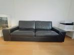 IKEA Leer banken 2-3  zitten (in Zwart), Ophalen, Driepersoons, Zo goed als nieuw, Rechte bank