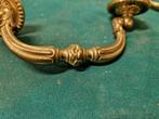 handgrepen ladegrepen messing vintage,2 stuks, Ophalen of Verzenden