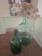 Ayenlense bottle set kruiken /vazen, Ophalen, Minder dan 50 cm, Groen, Glas