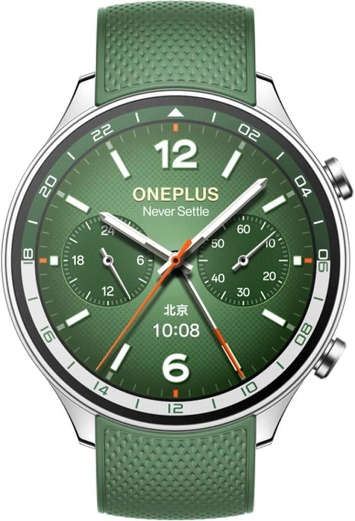 OnePlus Watch 2R - Forest Green, Sieraden, Tassen en Uiterlijk, Smartwatches, Nieuw, Android, Groen, Afstand, Calorieverbanding