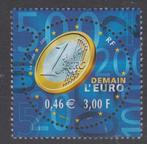 Frankrijk Postzegel Invoering Euro  Uitgave 2001, Verzenden