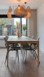 Eettafel 240cm Sav&Okse + 6 stoelen Bodilson, Ophalen, 200 cm of meer, 50 tot 100 cm, Zo goed als nieuw