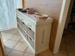 Gratis ophalen-Dressoir en wijnkast met rieten manden, Ophalen, Gebruikt, Landelijk /brocante