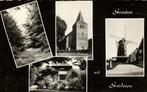 Groeten uit Garderen - 4 afb. molen kerk natuur - 1961 gelop, Verzamelen, Ansichtkaarten | Nederland, Ophalen of Verzenden, 1960 tot 1980