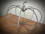 Metalen decoratie frame pompoen - bloemschikken - Halloween, Ophalen of Verzenden, Nieuw