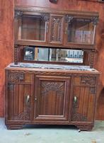 Antieke Art Deco Kast met Vitrine, Antiek en Kunst, Ophalen