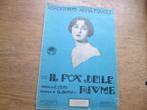 IL FOX-TROT DELLE PIUME, Muziek en Instrumenten, Bladmuziek, Ophalen of Verzenden, Gebruikt, Populair, Zang