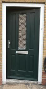 Meranti voordeur, Doe-het-zelf en Verbouw, Ophalen, Gebruikt, 80 tot 100 cm, Buitendeur