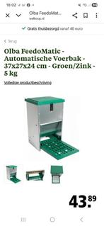 Automatische voerbak, Ophalen of Verzenden, Zo goed als nieuw, Drinken en Voederen