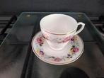 Willy's Pottery Theekopje met Schotel - Roos Design, Ophalen