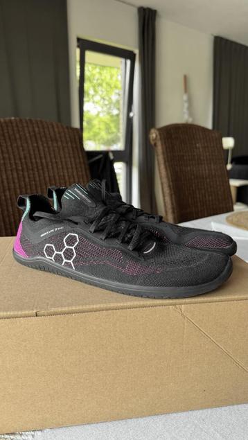 Vivobarefoot Primus Lite Knit 43 Obsidian-Vibrant Pink beschikbaar voor biedingen