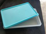 Tupperware platte doos, Ophalen of Verzenden, Zo goed als nieuw, Blauw, Bak of Kom