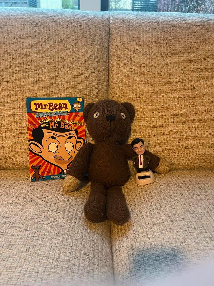 Mr. Bean Spulletjes - Bobble Head, Boek & Teddy, Kinderen en Baby's, Speelgoed | Knuffels en Pluche, Nieuw, Beer, Verzenden