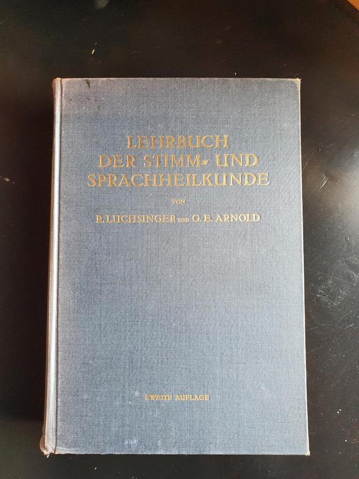 Lehrbuch fur Stimm und Sprachheilkunde, Arnold en Luchsinger, Boeken, Gezondheid, Dieet en Voeding, Zo goed als nieuw, Ophalen of Verzenden