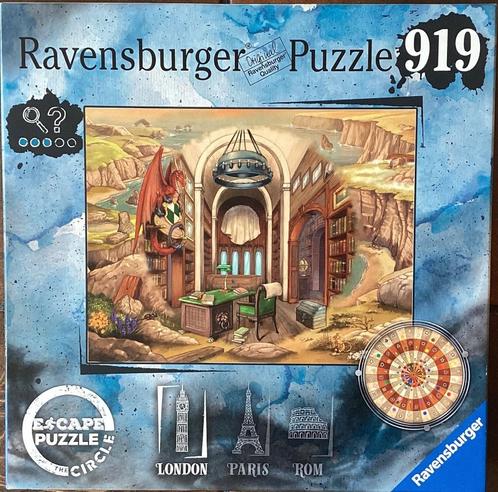 Ravensburger Escape the Circle puzzel 919 stukjes Londen, Hobby en Vrije tijd, Denksport en Puzzels, Zo goed als nieuw, Ophalen of Verzenden