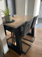 Eettafel 4 personen, Zo goed als nieuw, Vier personen, Rechthoekig, 50 tot 100 cm