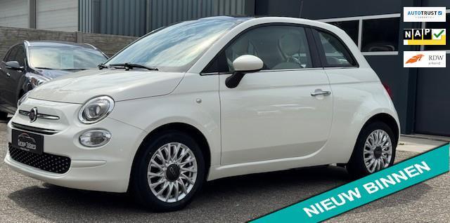Fiat 500 1.2 Lounge met panorama dak, heeft nog maar 57147 k, Auto's, Fiat, Bedrijf, Te koop, ABS, Airbags, Airconditioning, Apple Carplay