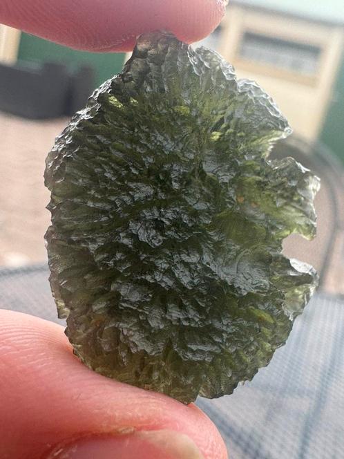 Moldaviet uit mijn verzameling gewicht 8,65 gram, Verzamelen, Mineralen en Fossielen, Mineraal, Verzenden