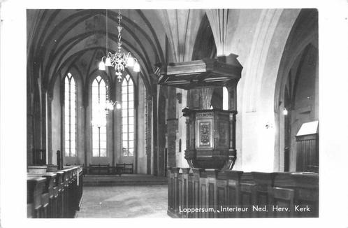 (388-471-027) Loppersum Ned Herv Kerk, Verzamelen, Ansichtkaarten | Nederland, Groningen, Verzenden