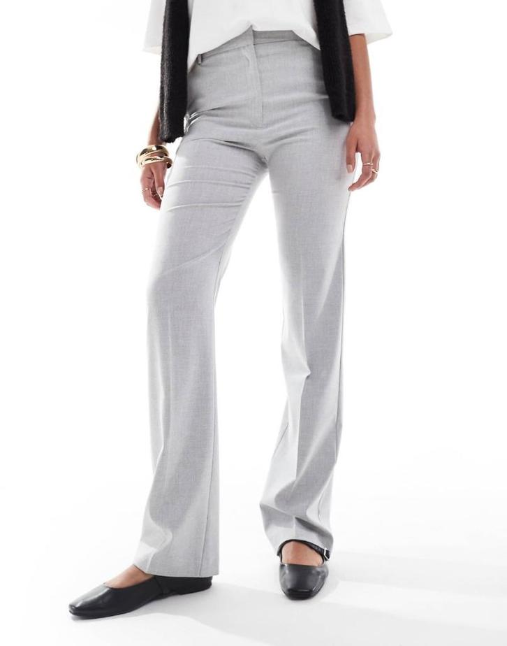 ASOS DESIGN tall broek, Kleding | Dames, Broeken en Pantalons, Nieuw, Maat 36 (S), Grijs, Lang, Ophalen of Verzenden