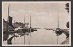 echtenerbrug  meerzicht met schepen, Verzenden, 1940 tot 1960, Gelopen, Friesland
