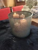 Groot windlicht riviera maison,donker blauw., Ophalen, Overige materialen, Blauw, Zo goed als nieuw
