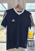 Adidas voetbalshirt (junior) donkerblauw 164/YXL, Shirt, Ophalen of Verzenden, Zo goed als nieuw