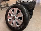 Volkswagen velgen met band 4 stuks R16 Inch 205/60 Winter Go, Gebruikt, 16 inch, Banden en Velgen, Personenwagen