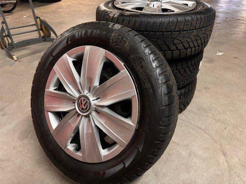 Volkswagen velgen met band 4 stuks R16 Inch 205/60 Winter Go, Auto-onderdelen, Banden en Velgen, Banden en Velgen, Winterbanden