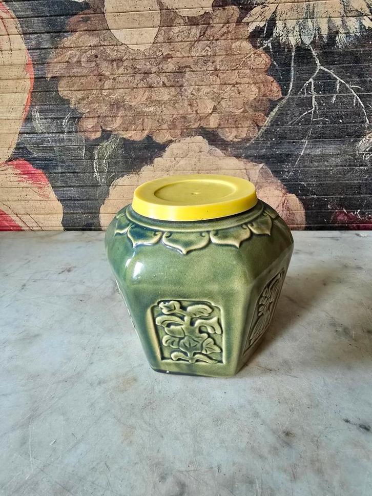 Gemberpot met deksel, Antiek en Kunst, Antiek | Keramiek en Aardewerk, Ophalen of Verzenden