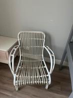 Rotan stoel, Ophalen, Wit, Riet of Rotan, Zo goed als nieuw